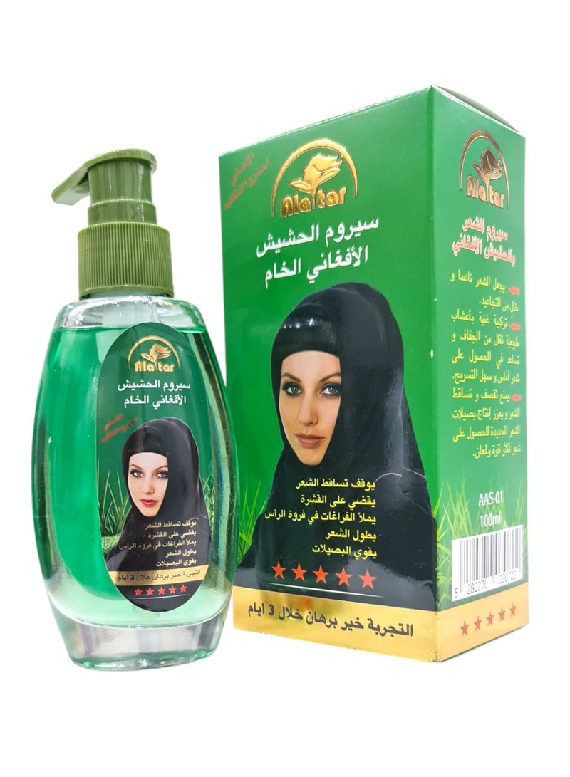 سيروم ألاتار لنمو الشعر وإصلاحه 100 مل | يقوي الشعر، ويقلل من تساقطه، ويعزز نمو شعر أكثر كثافة وامتلاءً | عناية مغذية لفروة الرأس وبصيلات الشعر